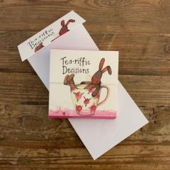 Carnet magnetic - Mini - Tea-riffic Decisions Hare