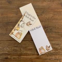 Carnet magnetic - To Do List - Hooters Owl