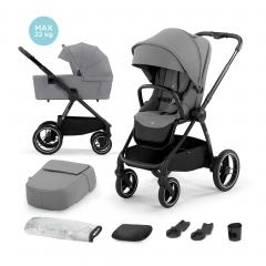 Carucior 2in1 Kinderkraft - Nea, Platinum Grey
