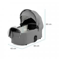 Carucior 2in1 Kinderkraft - Nea, Platinum Grey