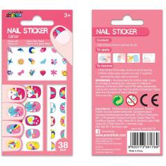 Set stickere pentru unghii - Unicorni