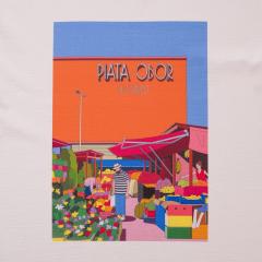 Tricou - Carturesti x Ana Popescu - Piata Obor - marime L