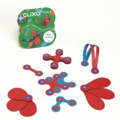 Joc magnetic de constructie - 18 piese - Itsy Flamingo Turcoaz