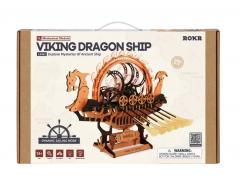 Puzzle 3D - Corabia vikinga Dragon