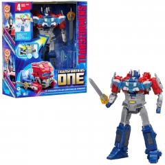 Figurina Transformers One - Power Flip Optimus Prime