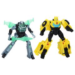 Set 2 figurine - Transformers Earthspark - Bumblebee si Mo Malto