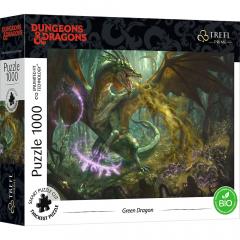 Puzzle 1000 piese - Dungeons Dragons - Dragonul Verde