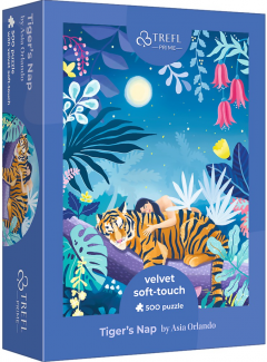 Puzzle 500 piese - Tiger's Nap