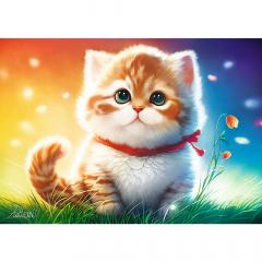Puzzle 500 piese - Charming Kitten