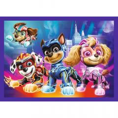 Puzzle 4in1 - Patrula Catelusilor - Mighty Movie