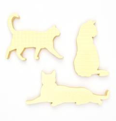 Set 3 Sticky Notes - Cat