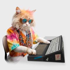 Jucarie pentru pisici - Cat Scratch Synth