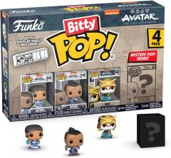 Set 4 figurine - Bitty Pop! Avatar: The Last Airbender: Katara, Sokka, Suki + Mystery