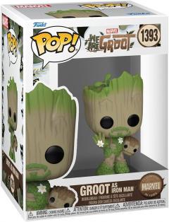 Figurina - Pop! We Are Groot: Groot (as Iron Man)