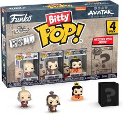 Set 4 figurine - Bitty Pop! Avatar: The Last Airbender: Iroh, Admiral Zhao, Fire Lord Ozai + Mystery