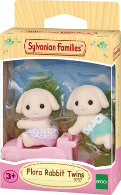 Set 2 figurine - Gemenii Iepurasi Flora