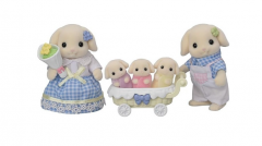 Set 5 figurine - Familia Iepurasilor Flora