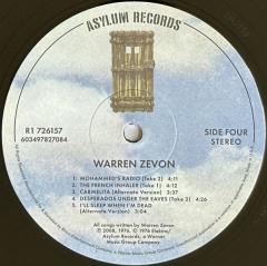 Warren Zevon - Vinyl