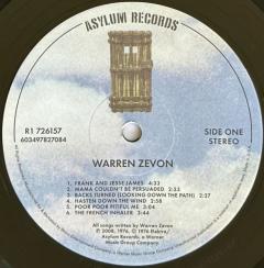 Warren Zevon - Vinyl