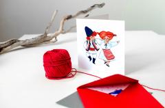 Felicitare cu plic - Hora