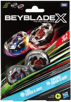 Set de joaca - Beyblade X - Tail Viper 5-800 & Sword Dran 3-60F
