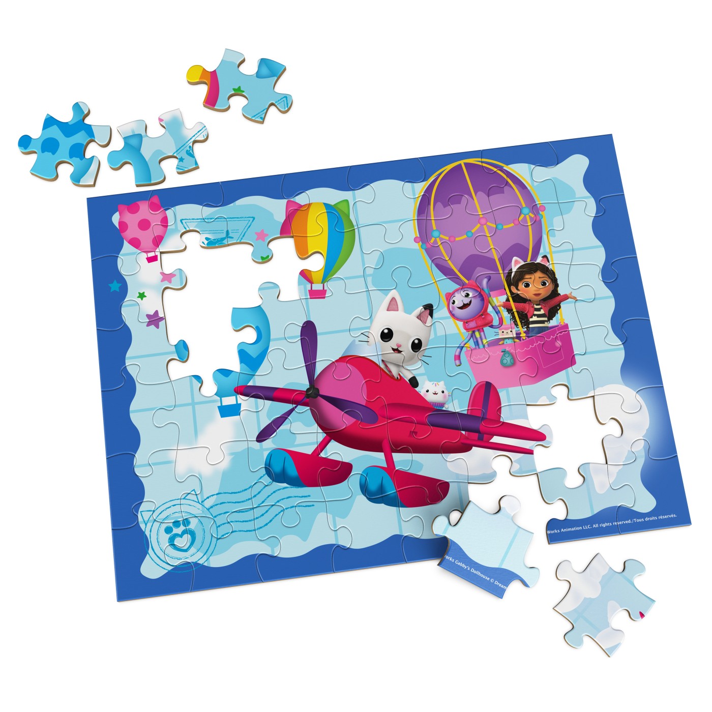 Puzzle din lemn 48 piese - Gabbys Dollhouse - Spin Master