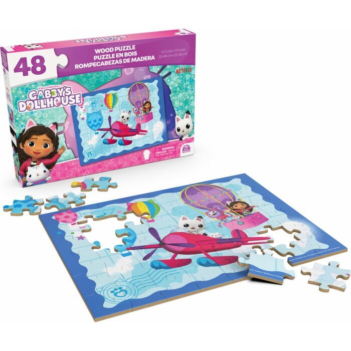 Puzzle din lemn 48 piese - Gabbys Dollhouse - Spin Master