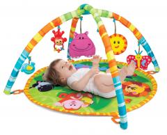 Saltea bebelusi cu zornaitoare verde