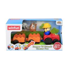 Tractor - Remorca si figurina