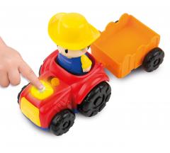 Tractor - Remorca si figurina