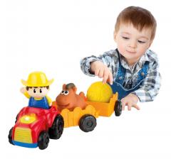 Tractor - Remorca si figurina