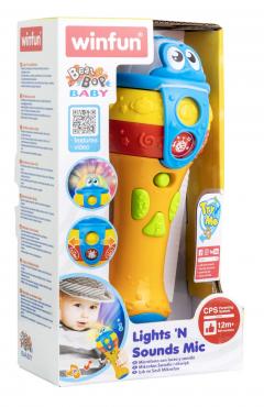 Jucarie - Microfon cu sunet si lumini