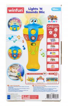 Jucarie - Microfon cu sunet si lumini