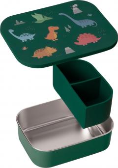 Cutie pentru pranz 1200 ml - Dino - Verde