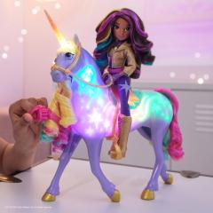 Set figurine - Unicorn Academy - Sophia si Wildstar lumina de curcubeu
