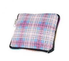 Sacosa plaja Tartan print