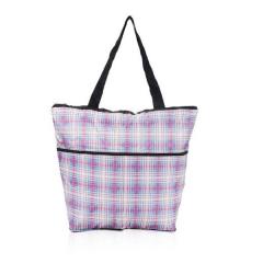 Sacosa plaja Tartan print