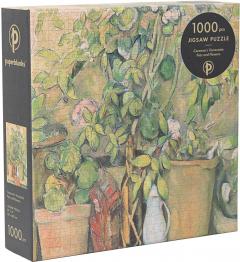 Puzzle 1000 piese - Terracotta Pots and Flowers