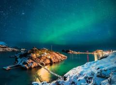 Puzzle 500 piese - Northern Lights in Tromso - Norway