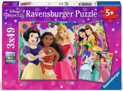 Puzzle 3x49 piese - Disney - Princess