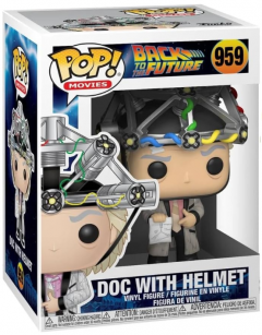 Figurina - Pop! Back to the Future: Doc with Helmet