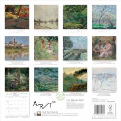 Impressionism Wall Calendar 2025