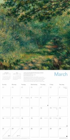 Impressionism Wall Calendar 2025