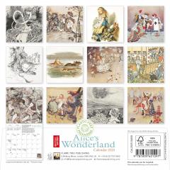 Alice's Adventures in Wonderland Mini Wall Calendar 2025