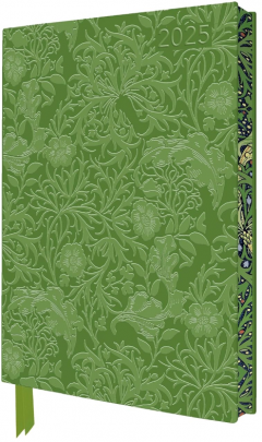 William Morris: Seaweed 2025 Artisan Art Vegan Leather Diary Planner