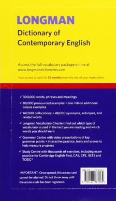 Dictionary of Contemporary English