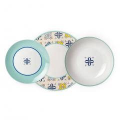 Set 3 farfurii - Majorica Turchese