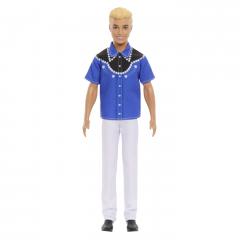 Papusa Barbie Fashionistas -  Baiat in Costum de Cowboy
