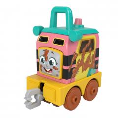 Locomotiva motorizata cu doua vagoane Thomas & Friends - Muddy Fix EM UP Friends