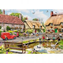 Puzzle 1000 piese - Tea Time - Vara la Sat